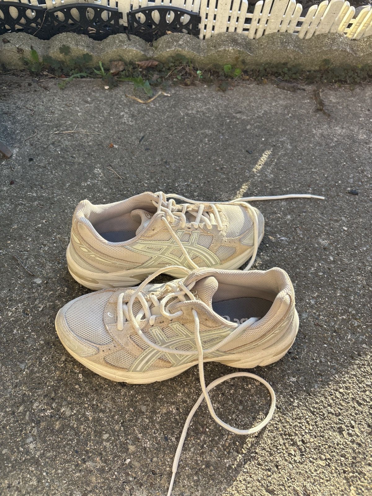 Asics Vanilla/White Sage ASICS Size US 8 / IT 38 - 5 Thumbnail