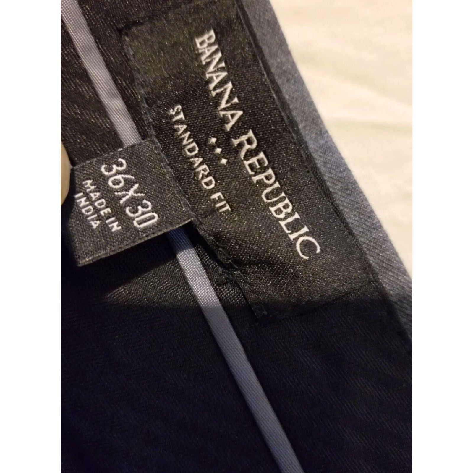 Banana Republic Banana Republic Mens Dress Pants 36x30 Gray Slack Chino Khaki Trouser Stretch Size US 36 / EU 52 - 5 Thumbnail