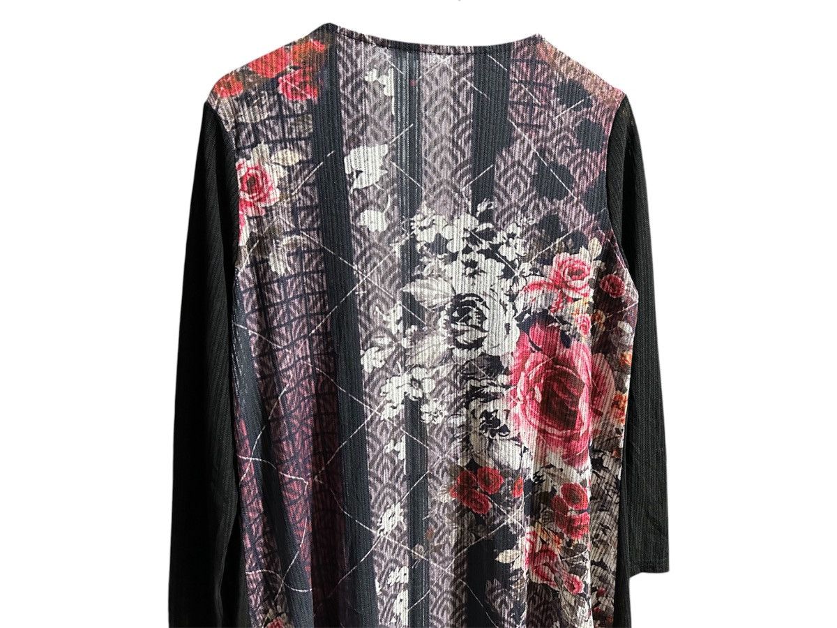 Kansai Yamamoto 🔥Vintage Kansai Yamamoto Pleats Cardigan Japanese Flower Size US L / EU 52-54 / 3 - 2 Thumbnail