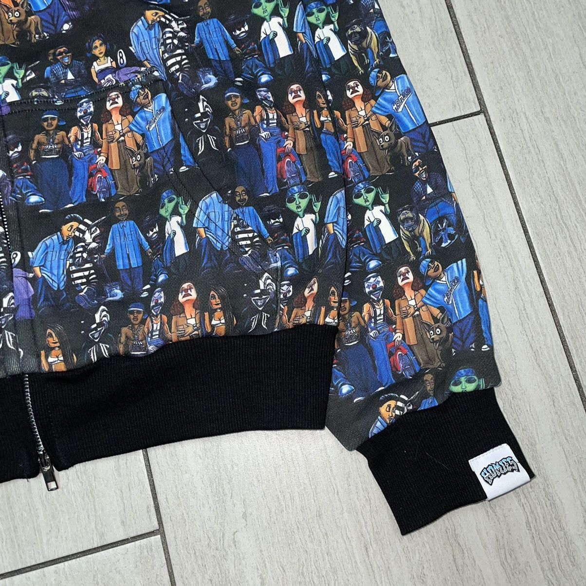 Designer Ghetto Dreams Homies Full Zip Up Hoodie Size US M / EU 48-50 / 2 - 2 Thumbnail