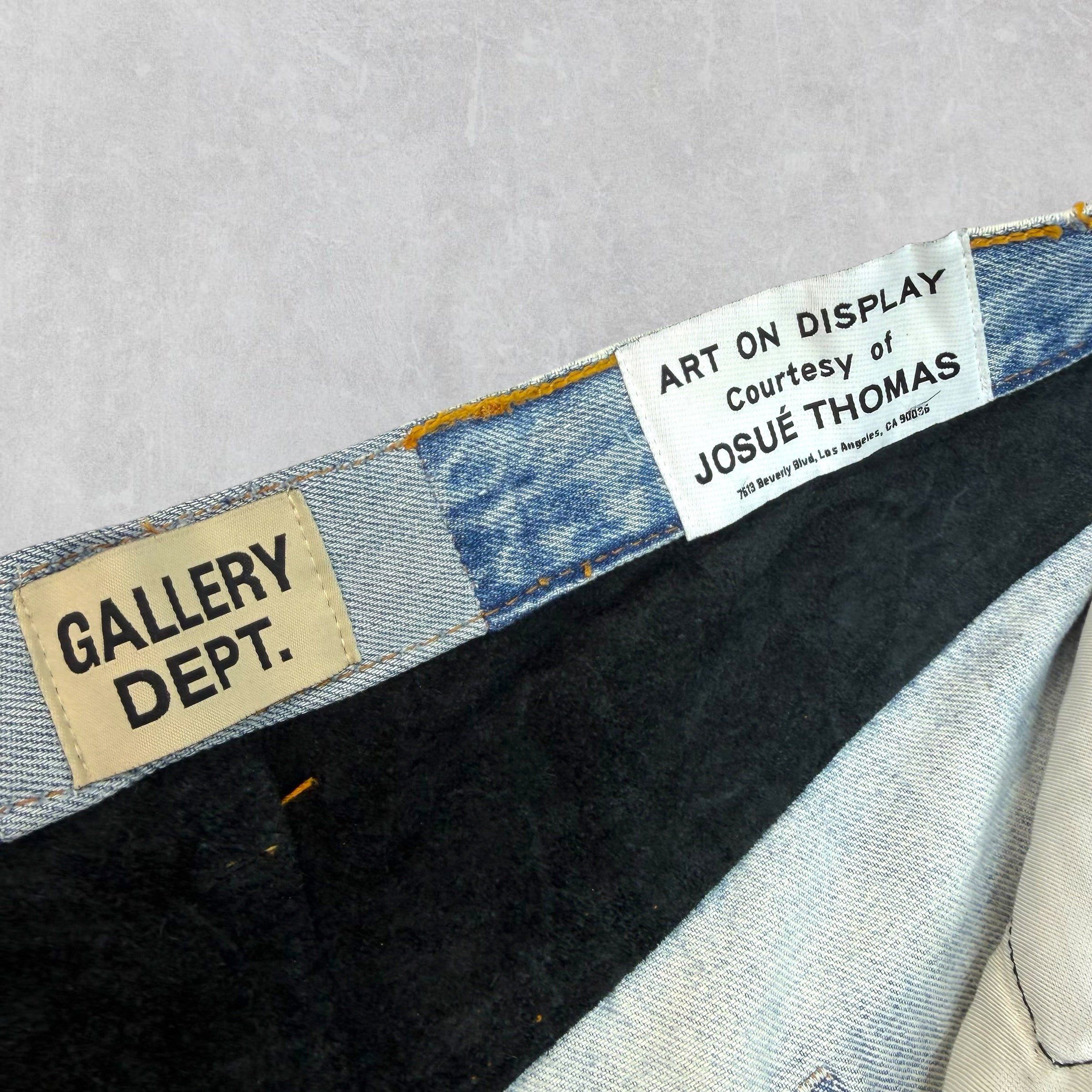 Gallery Dept. Gallery Dept Bronco Leather Flare Jeans 33 Size US 33 - 6 Thumbnail
