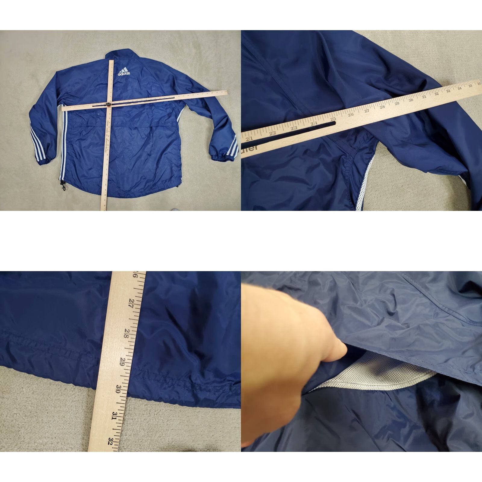 Adidas VINTAGE adidas Jacket Mens XL Blue Windbreaker Vented Coat Outdoors Y2K Size US XL / EU 56 / 4 - 8 Thumbnail
