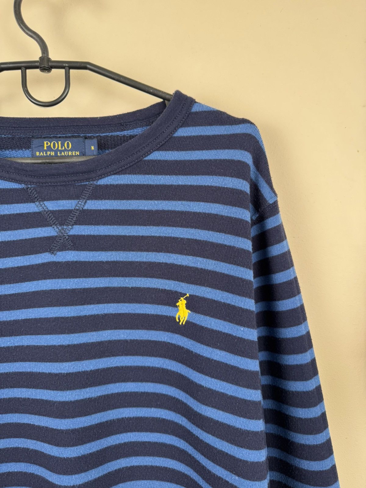 Polo Ralph Lauren Ralph Lauren Sweater Knitwear Sweatshirt M Striped Blue Size US M / EU 48-50 / 2 - 10 Thumbnail