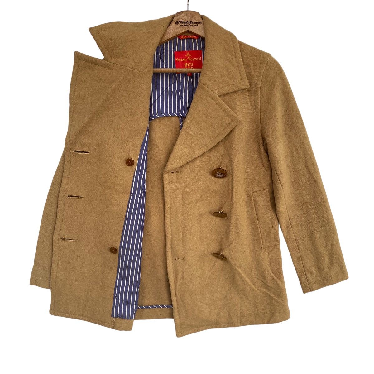 Vivienne Westwood VIVIENNE WESTWOOD Red Label Orb Button Wool Peacoat Size S / US 4 / IT 40 - 6 Thumbnail