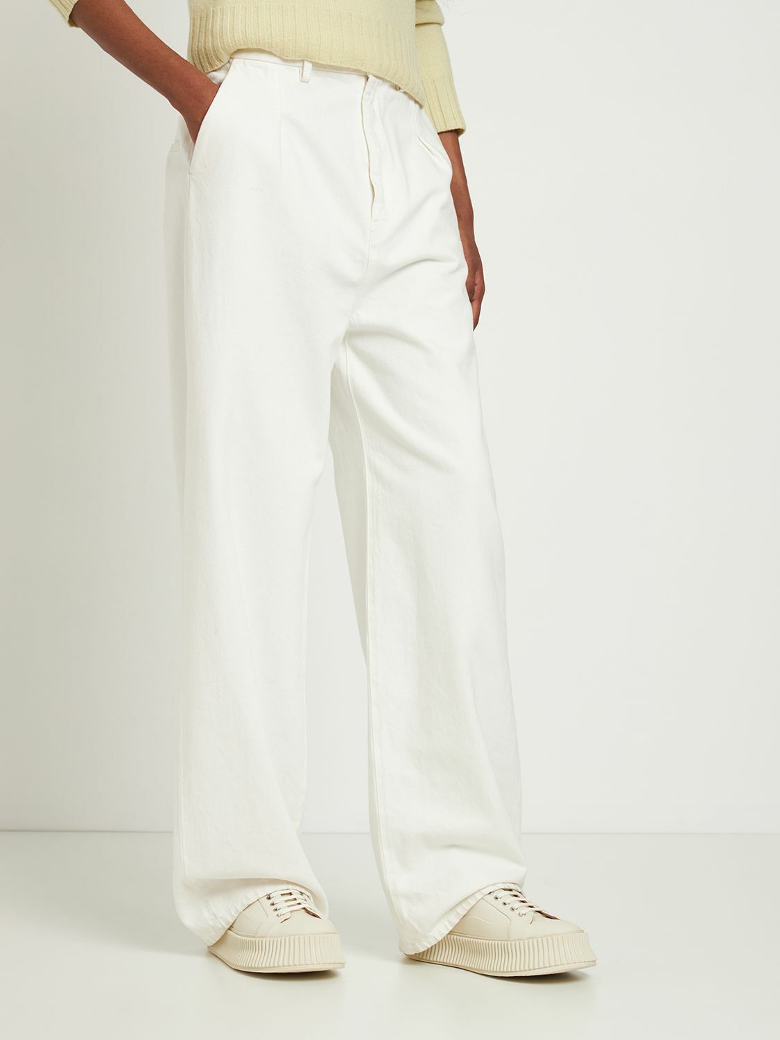 Jil Sander o1y1025 Low-Top Sneakers in White Size US 9 / IT 39 - 5 Thumbnail