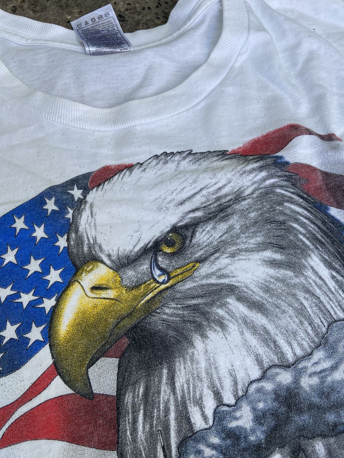 Vintage Vintage 9/11 eagle T shirt Size US L / EU 52-54 / 3 - 5 Thumbnail