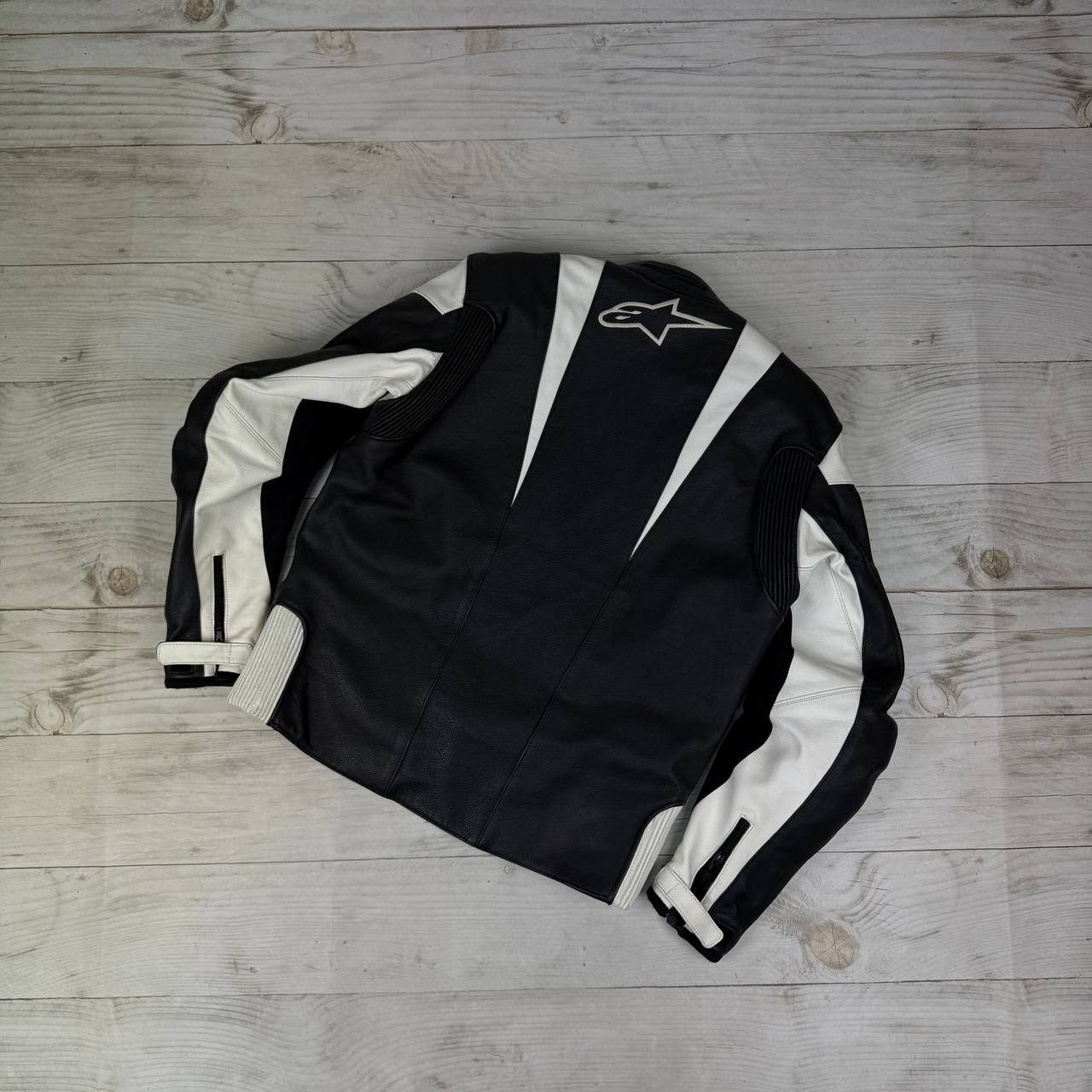 Alpinestars Alpiestars Leather Jacket Moto Armoured Padded Lined Size US L / EU 52-54 / 3 - 2 Thumbnail