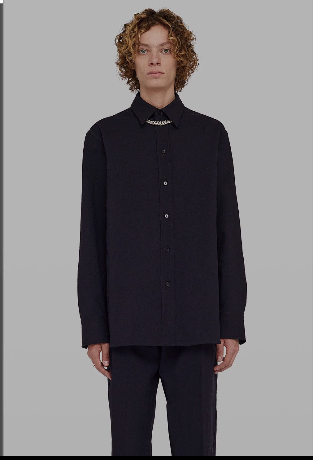 Jil Sander Jil Sander black shirt Size US M / EU 48-50 / 2 - 2 Thumbnail