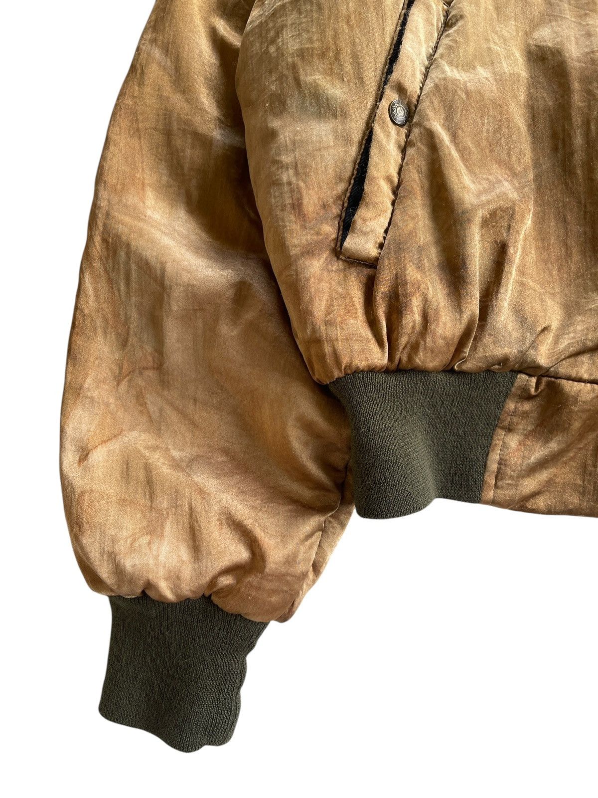 Armani 80s Armani Jeans Stone Washed Bomber Jacket Size US M / EU 48-50 / 2 - 7 Thumbnail