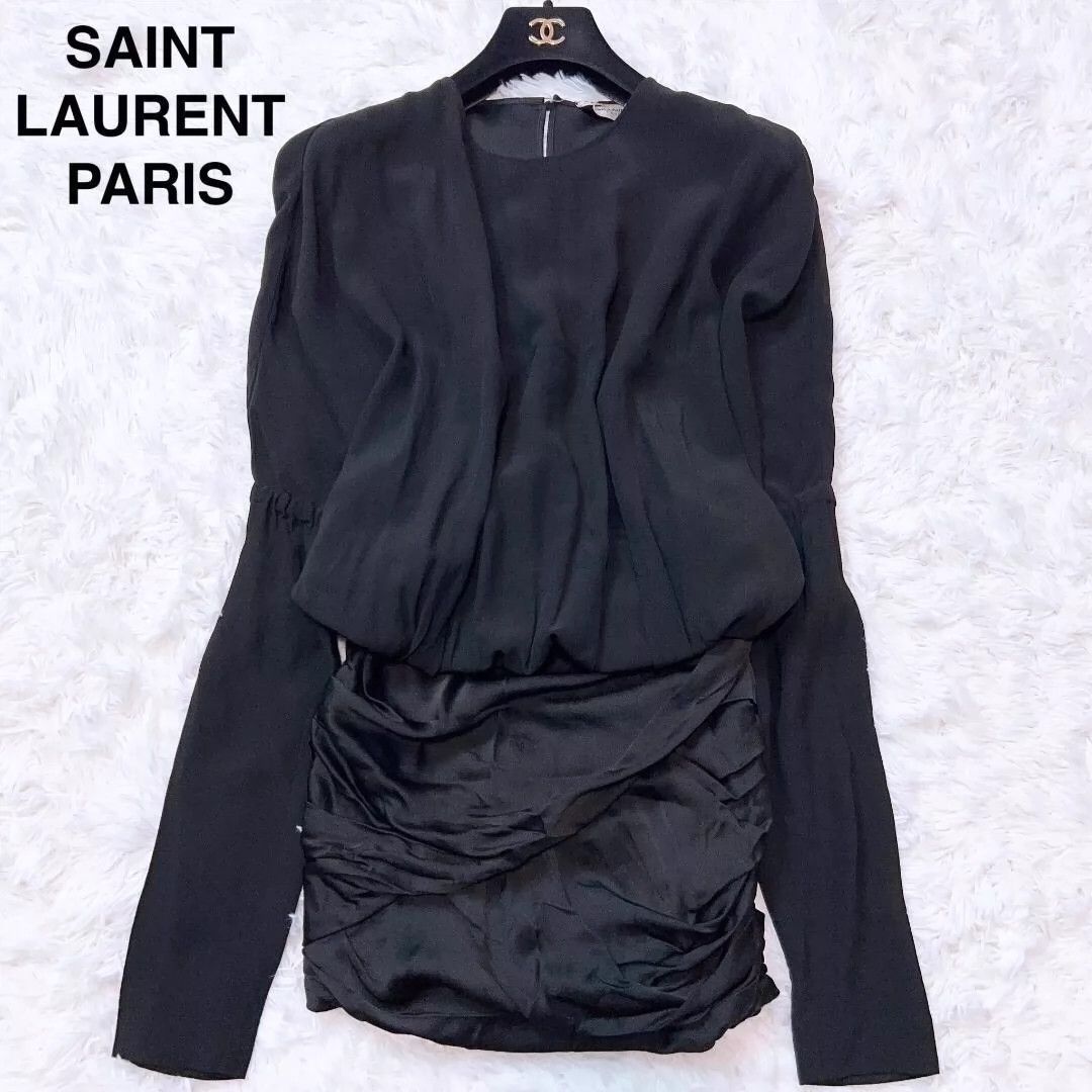 Saint Laurent Paris Saint Laurent Paris Package hip dress Size US 30 / EU 46 - 1 Thumbnail
