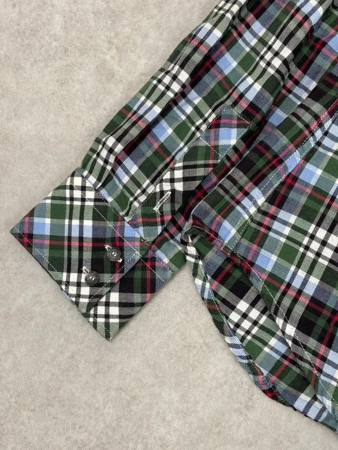 Dolce & Gabbana AW2008 Dolce & Gabbana Green Tartan Checkered Western Shirt Size US M / EU 48-50 / 2 - 11 Thumbnail