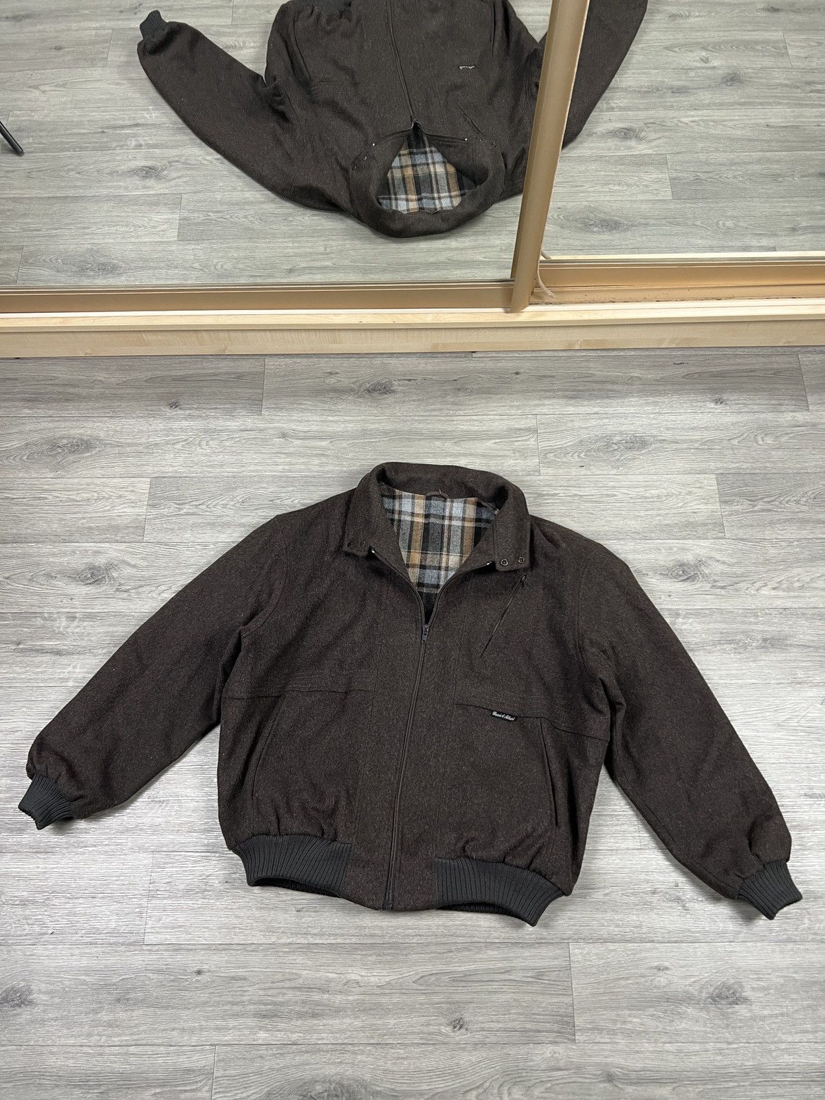 Other Rare Vintage Wool Blend Bomber Jacket Men’s Size L Size US L / EU 52-54 / 3 - 7 Thumbnail