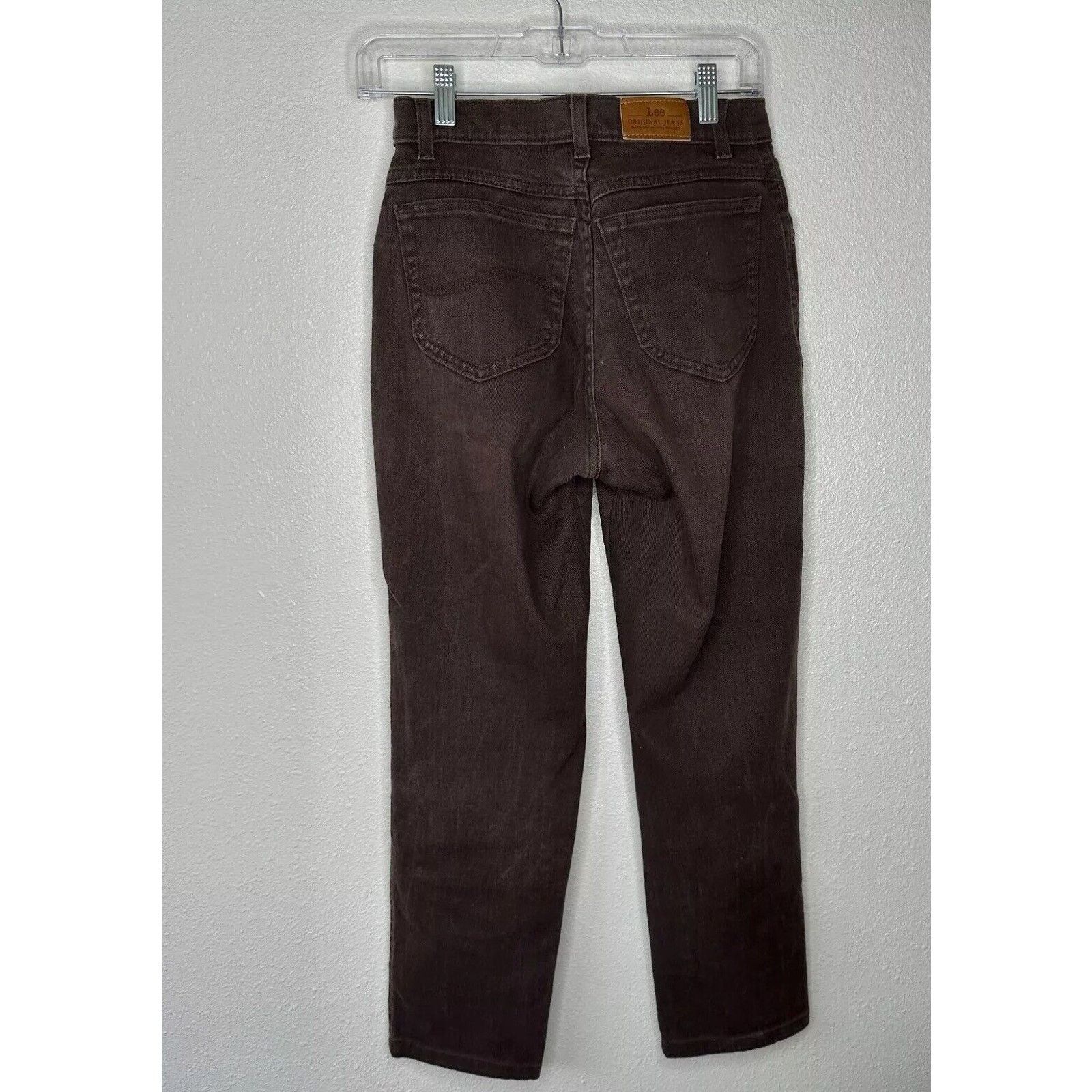 Lee Lee Original Brown Denim Mid Rise 5-Pocket Slim Jeans 4 Size 27" / US 4 / IT 40 - 4 Thumbnail