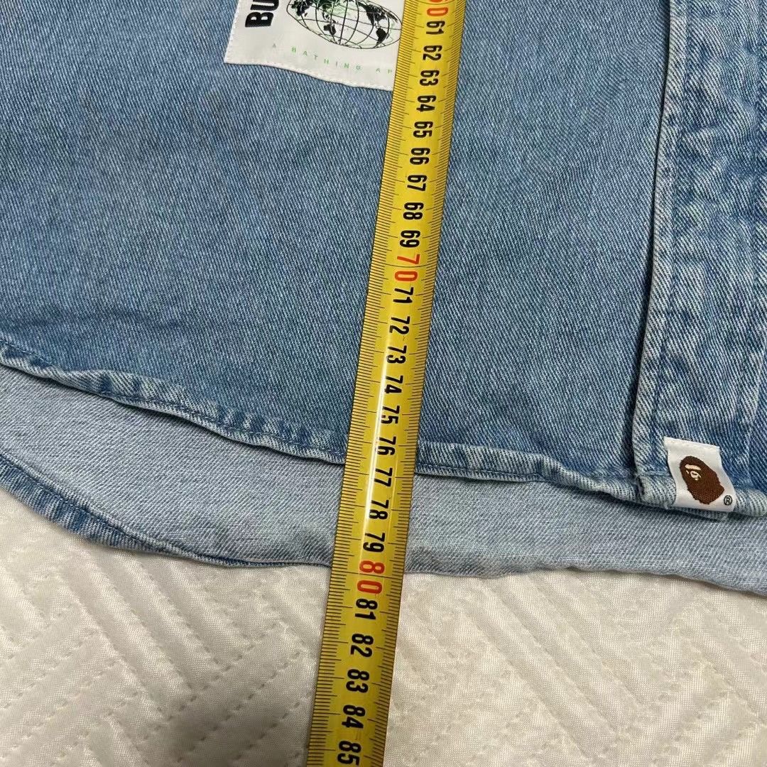 Bape SHARK DENIM JACKET Size US M / EU 48-50 / 2 - 8 Thumbnail