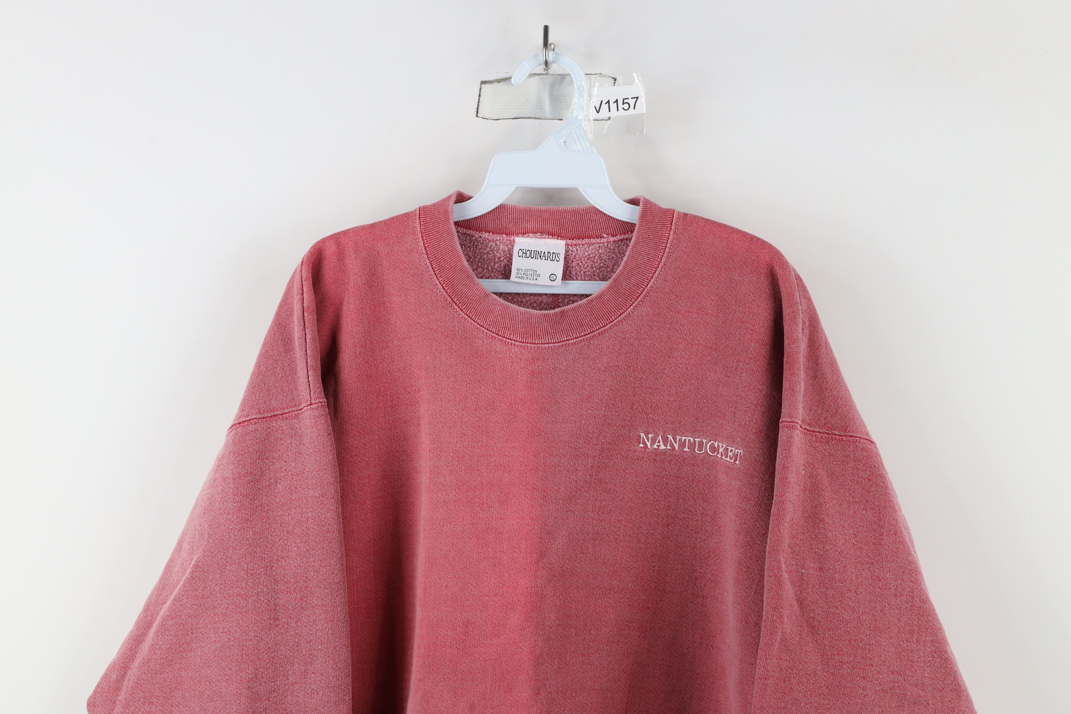Vintage Vintage 90s Stonewash Heavyweight Nantucket Sweatshirt USA Size US XL / EU 56 / 4 - 2 Thumbnail