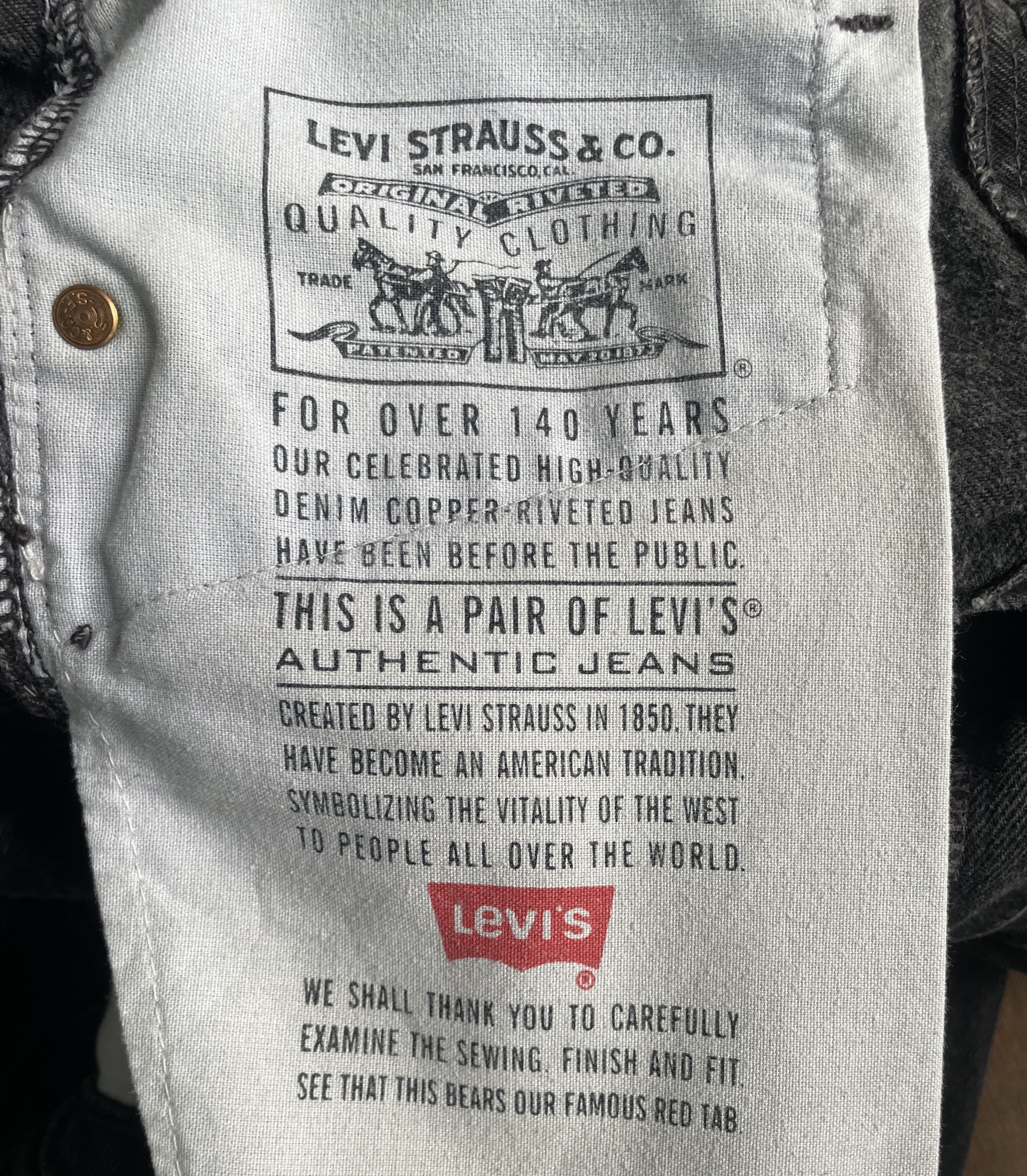 Levi's LEVI'S Super Black 505 Made in USA Size US 30 / EU 46 - 17 Thumbnail