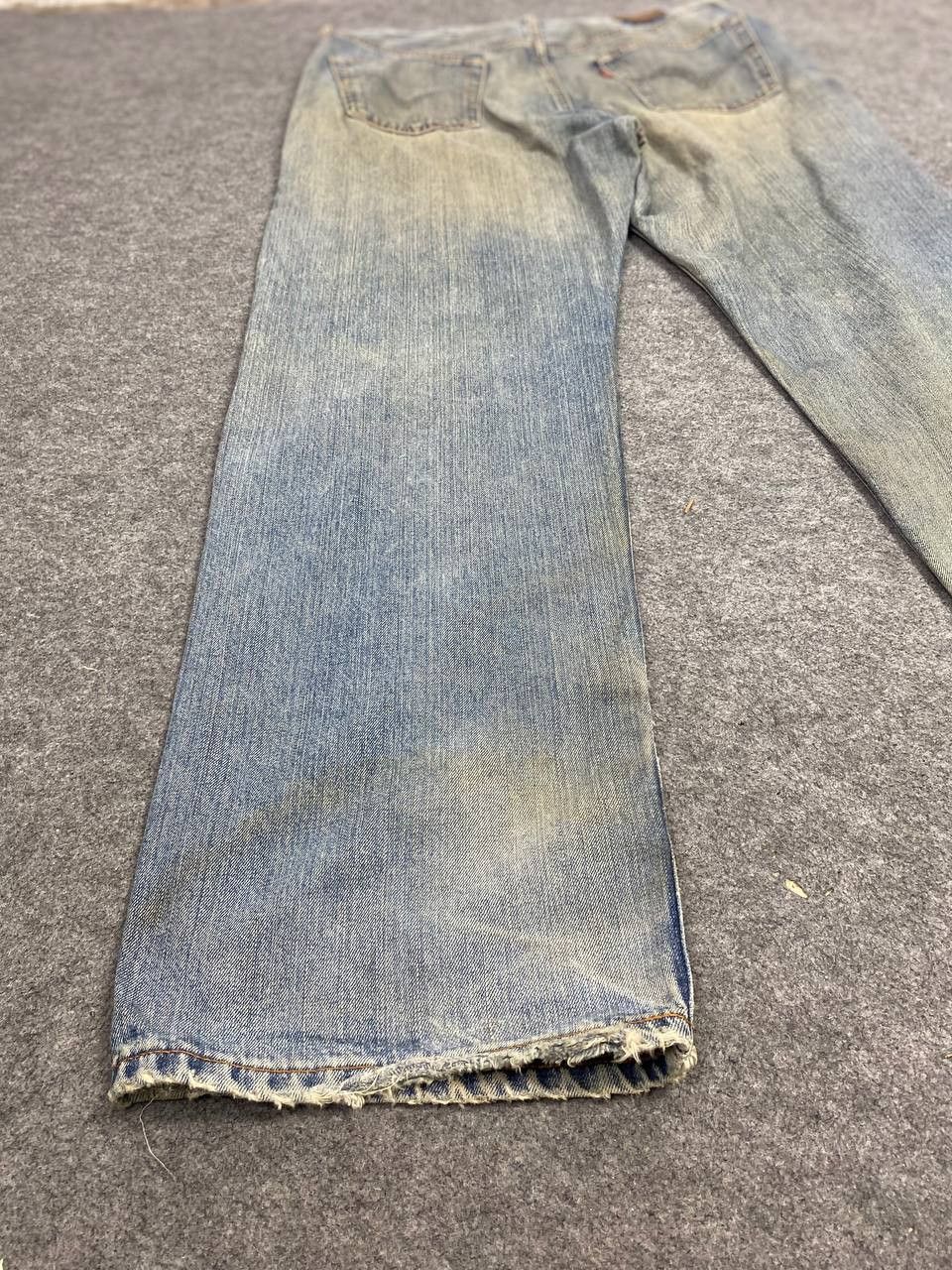 Levi's vintage levis 504 rusty distressed denim nice design Size US 37 - 7 Thumbnail