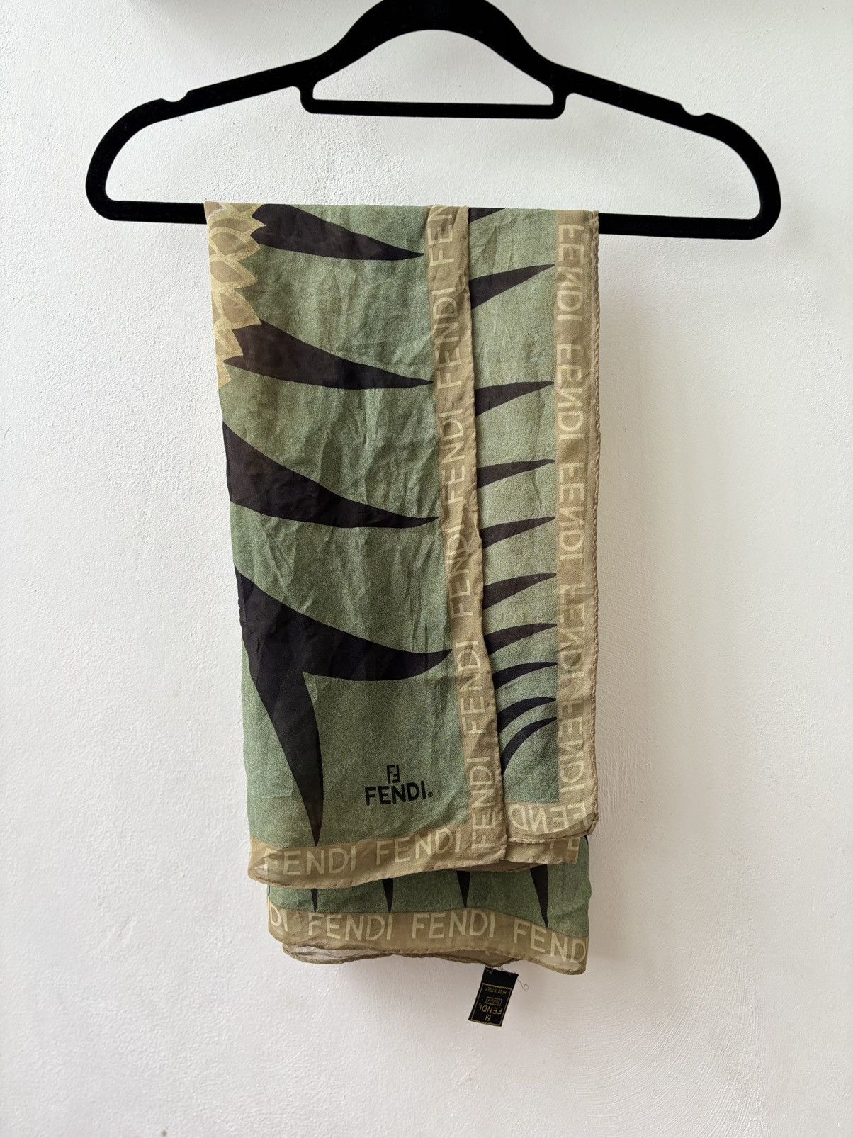 Fendi FENDI FF Monogram Vintage Scarf Size ONE SIZE - 1 Thumbnail