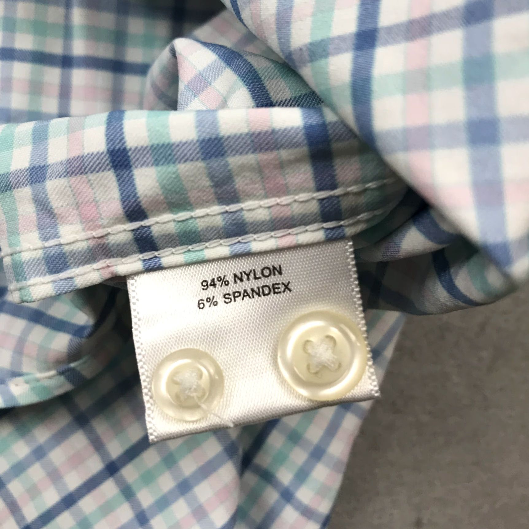 Peter Millar Peter Millar Shirt Mens 2XL Pastel Applecrest Tattersall Summer Comfort Casual Shirt Size US XXL / EU 58 / 5 - 5 Thumbnail
