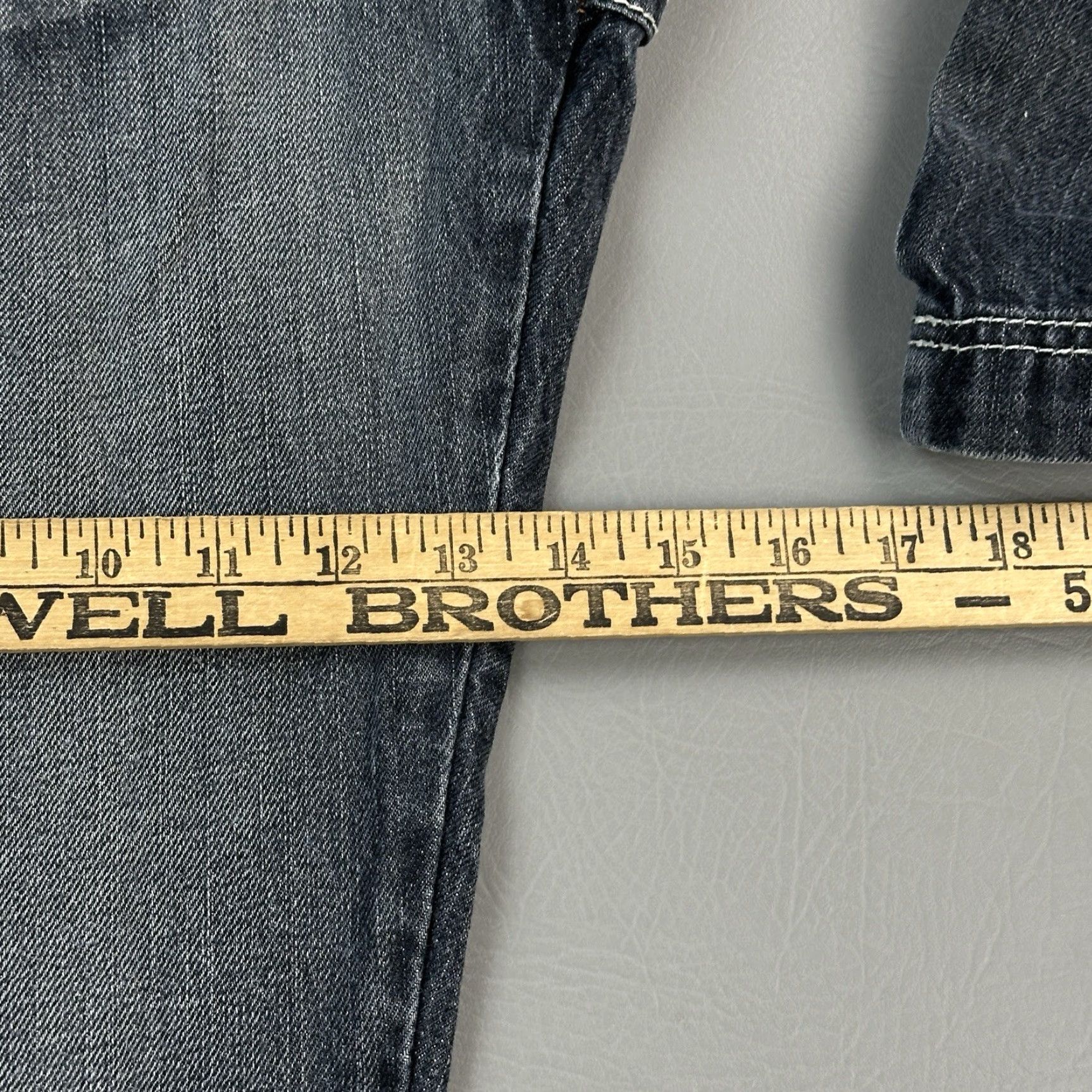Vintage Vintage PJ Mark Jeans Mens 38x32 Blue Wide Leg Baggy Hip Hop Streetwear Y2K Jeans Mens 38 Blue Wide-Leg 90s Hip Hop Retro Punk Logo Size US 38 / EU 54 - 5 Thumbnail