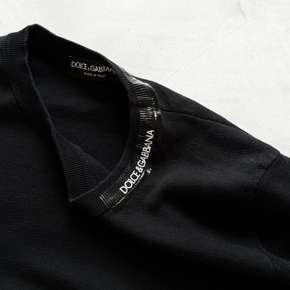Dolce & Gabbana Tape Small Logo Sweater Sweatshirt