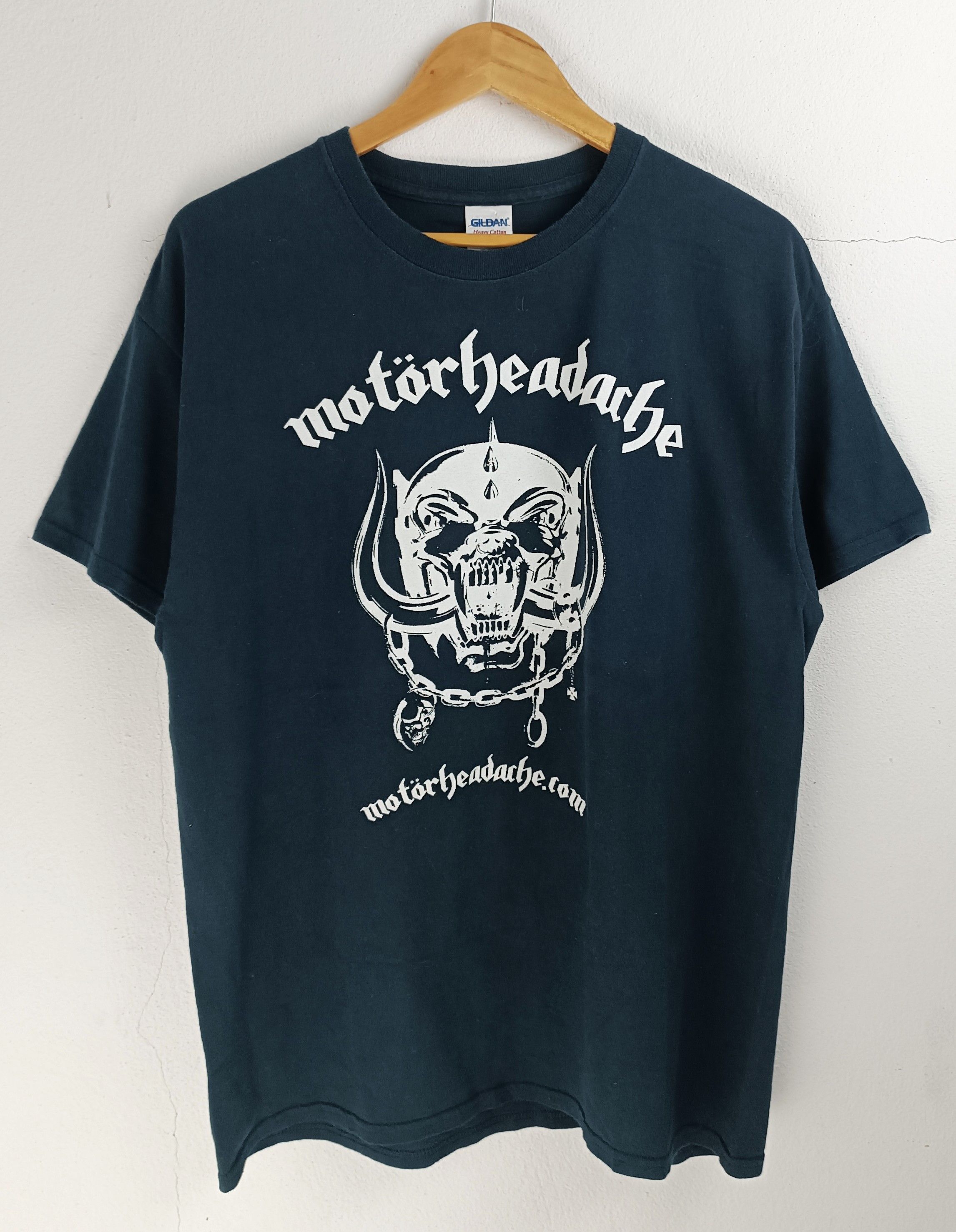 Band Tees VINTAGE MOTORHEADACHE LEMMY TRIBUTE METAL PUNK TEE THRASH Size US M / EU 48-50 / 2 - 3 Thumbnail