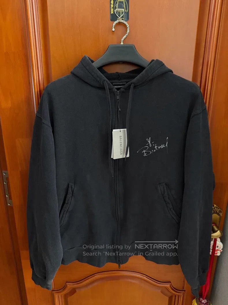 Balenciaga Balenciaga Britney portrait zipper sweatshirt Size US M / EU 48-50 / 2 - 2 Thumbnail