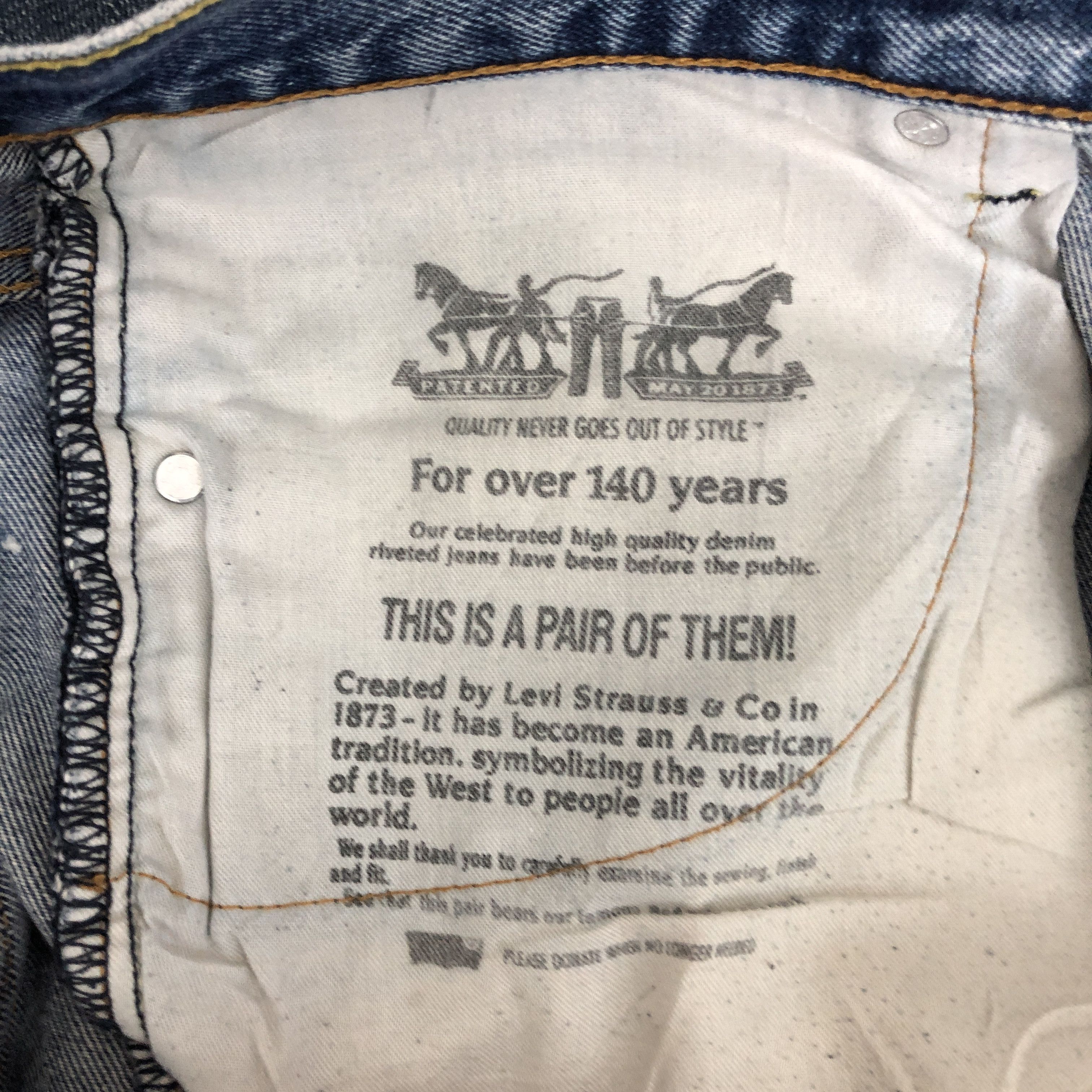 Levi's Vintage Y2K Levis 550 Faded Jeans Levi's Stonewash Denim Size US 38 / EU 54 - 9 Thumbnail