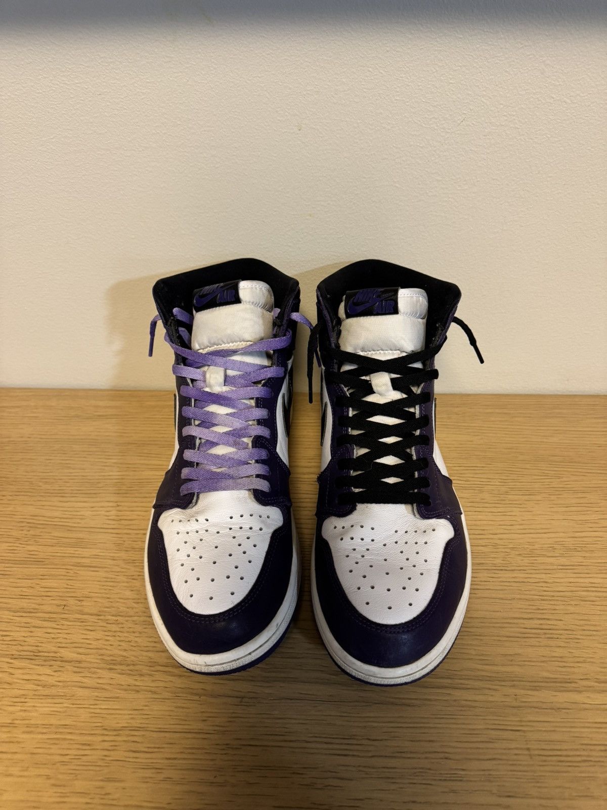 Jordan Brand Jordan 1 Retro Hight Court Purple White Size US 12.5 / EU 45-46 - 5 Thumbnail