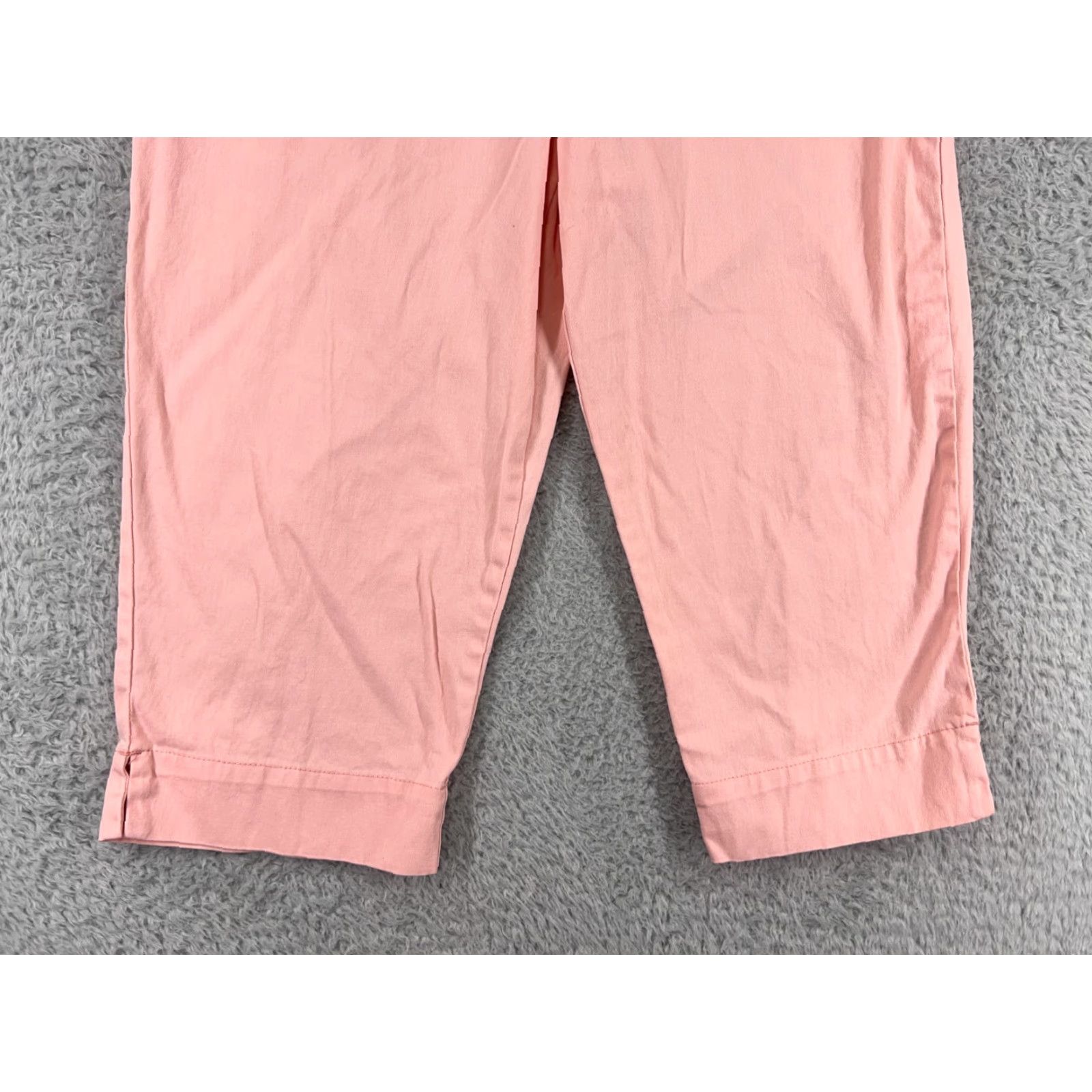 Vintage Duck Head Pants Womens 12P Pink Capri Cotton Blend Twill Stretch Spring Summer Size 34" / US 12 / IT 48 - 4 Thumbnail