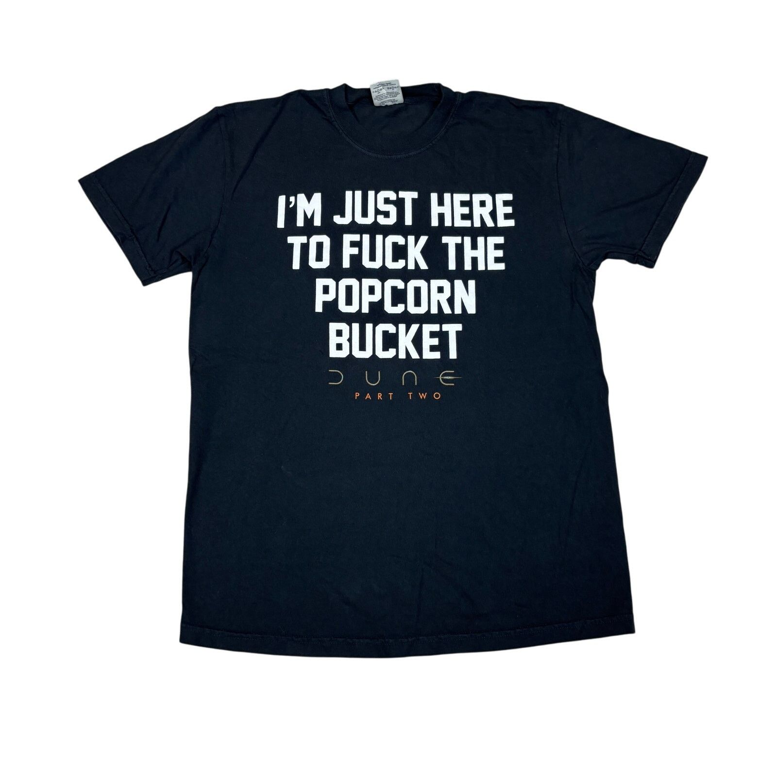Comfort Colors Dune Part Two I'm Just Here to F*ck The Popcorn Shirt Medium Size US M / EU 48-50 / 2 - 1 Thumbnail