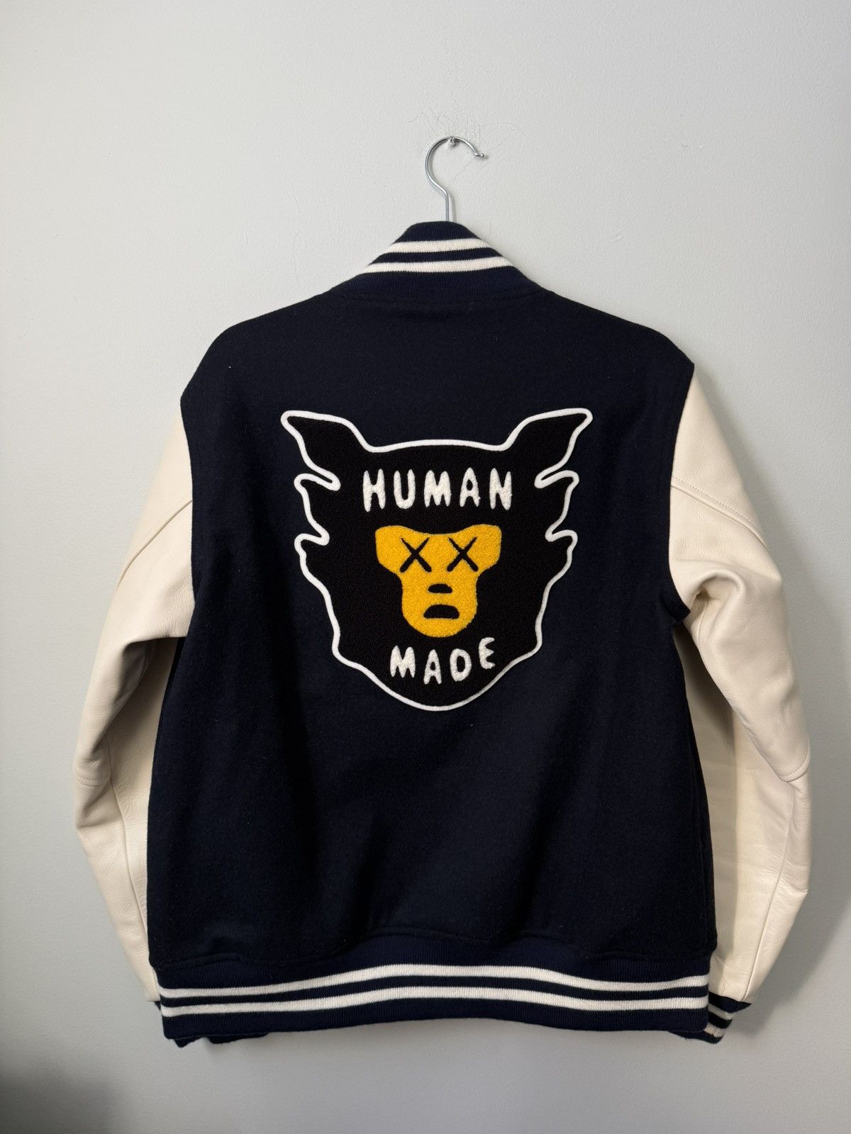 Human Made × Kaws Kaws x Human Made “Kaws Made” Varsity Jacket Size US M / EU 48-50 / 2 - 2 Thumbnail