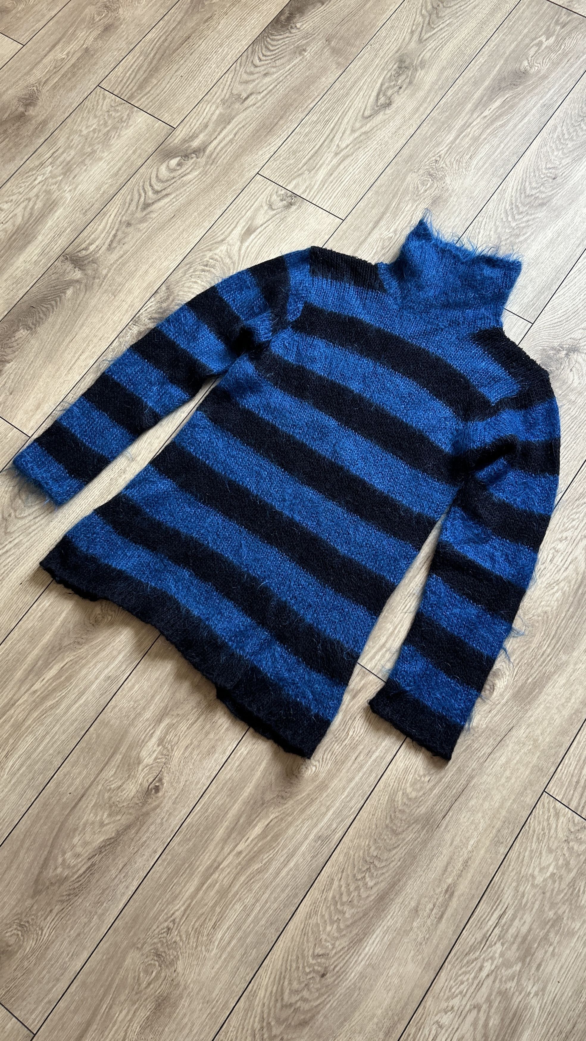 Maison Margiela Maison Martin Margiela Miss Deanna Striped Mohair Sweater Size S / US 4 / IT 40 - 6 Thumbnail