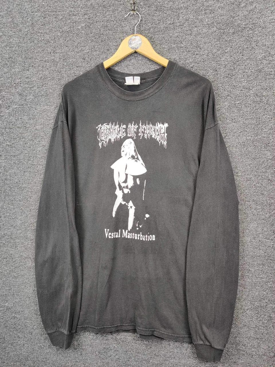 Band Tees Cradle Of Filth Vestal Masturbation Long Sleeve Tee Tshirt Size US XL / EU 56 / 4 - 2 Thumbnail