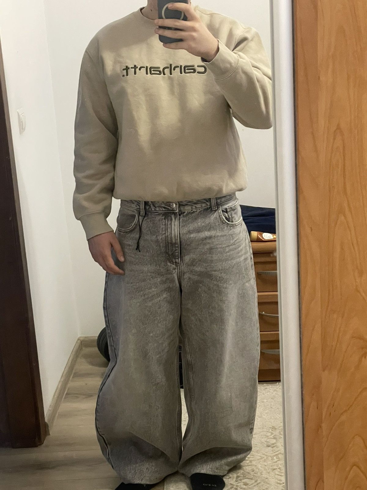 Carhartt Wip × Vintage Carhartt WIP big logo sweatshirt Size US L / EU 52-54 / 3 - 7 Thumbnail