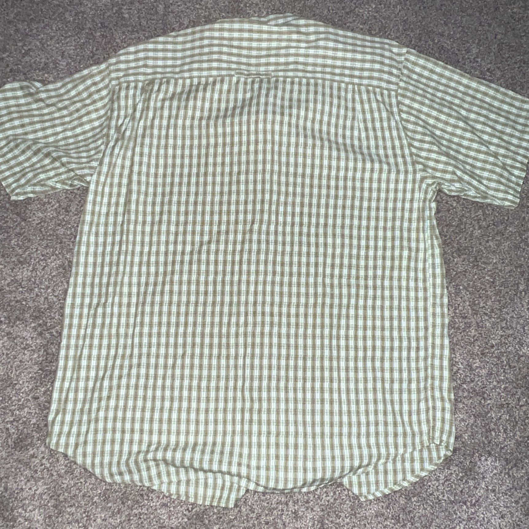 The North Face The North Face A5 Series Green Plaid Shirt Mens XL Short Sleeve Button-Up Regular Fit Size US XL / EU 56 / 4 - 4 Thumbnail