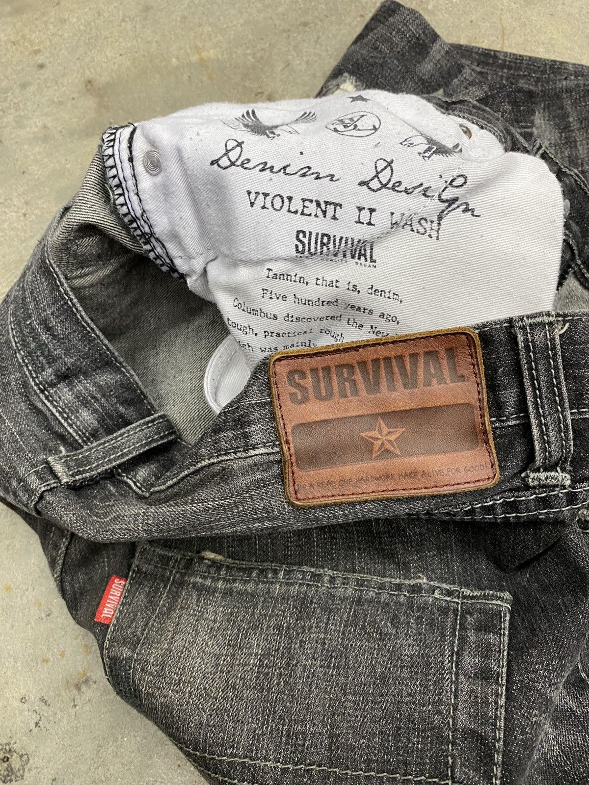 If Six Was Nine × Le Grande Bleu (L.G.B.) 💥bindding offer💥 japan grunge distress violent survival pant Size US 32 / EU 48 - 8 Thumbnail