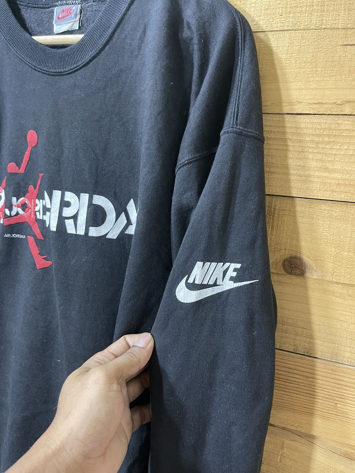 Nike Vintage 90s nike air jordan sweatshirt Size US L / EU 52-54 / 3 - 4 Thumbnail