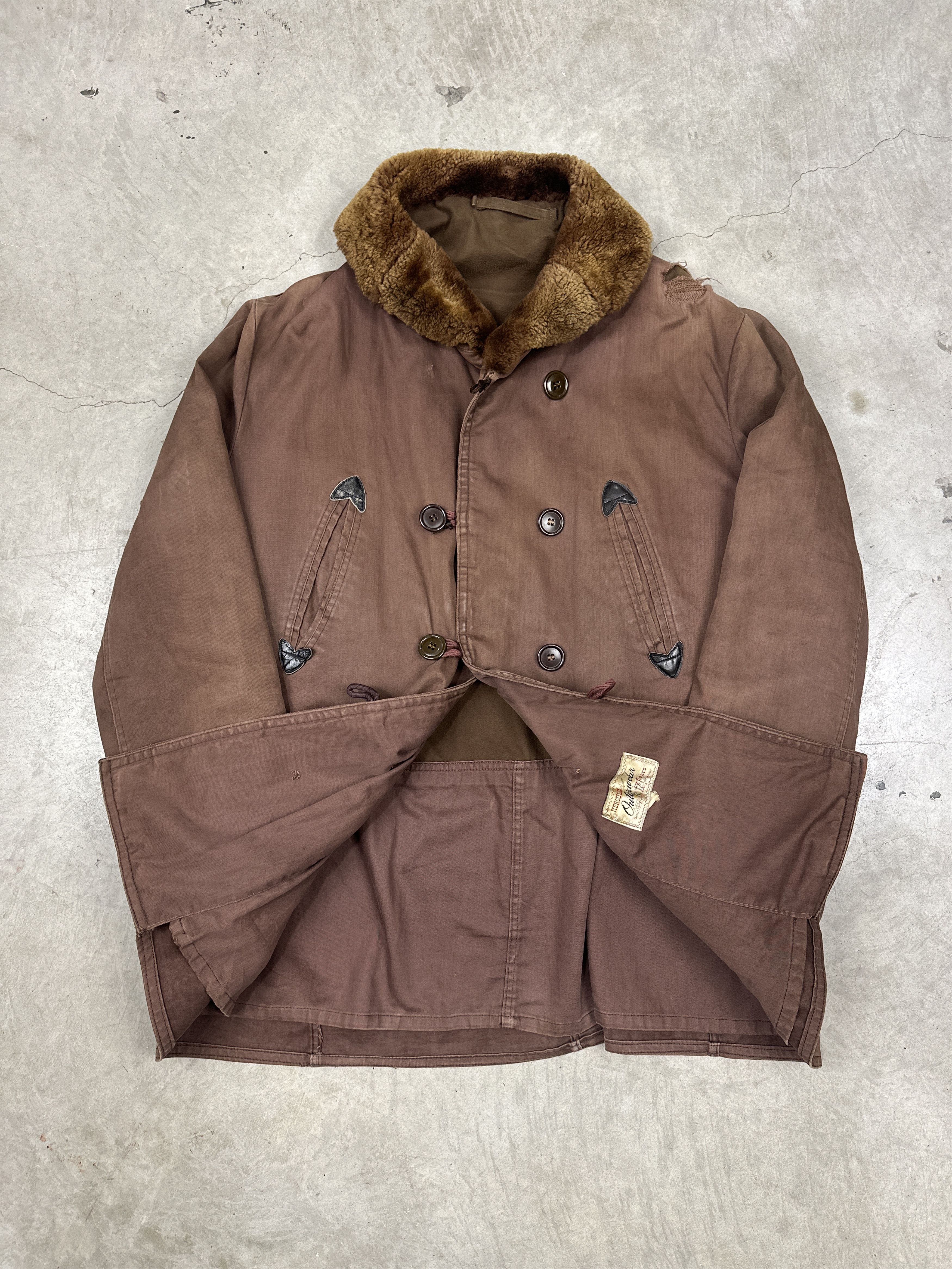 Vintage 40s Hercules Canadienne Jacket Size US XL / EU 56 / 4 - 3 Thumbnail