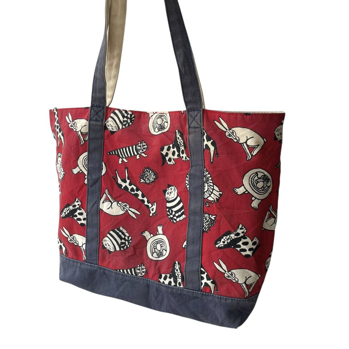 Uniqlo Uniqlo Japan X Lisa Larson Artist Canvas Tote Bag Size ONE SIZE - 1 Thumbnail