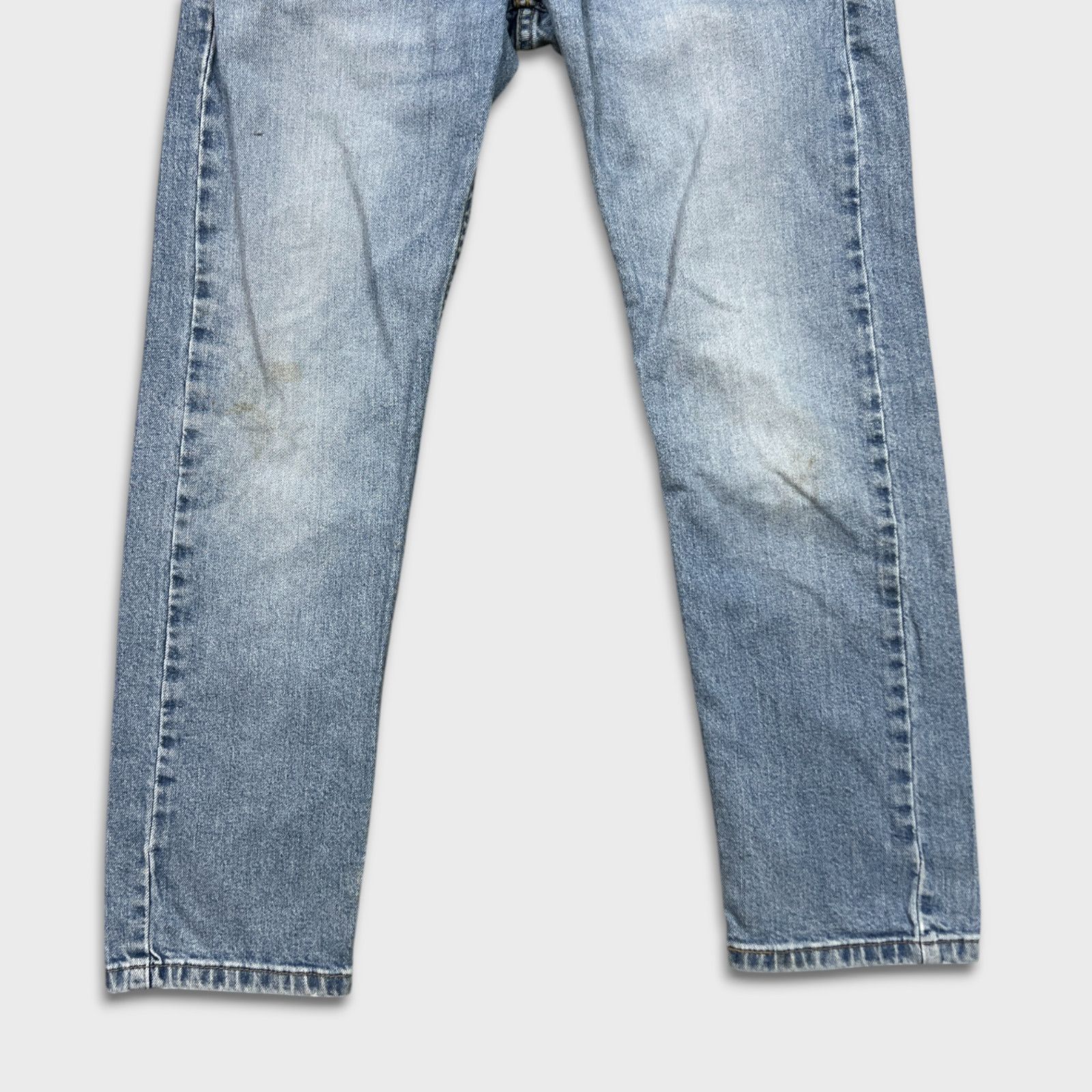 Levi's × Vintage Levi's 502 Jeans 30x30 Regular Taper Fit Faded Denim Pants Size US 30 / EU 46 - 5 Thumbnail