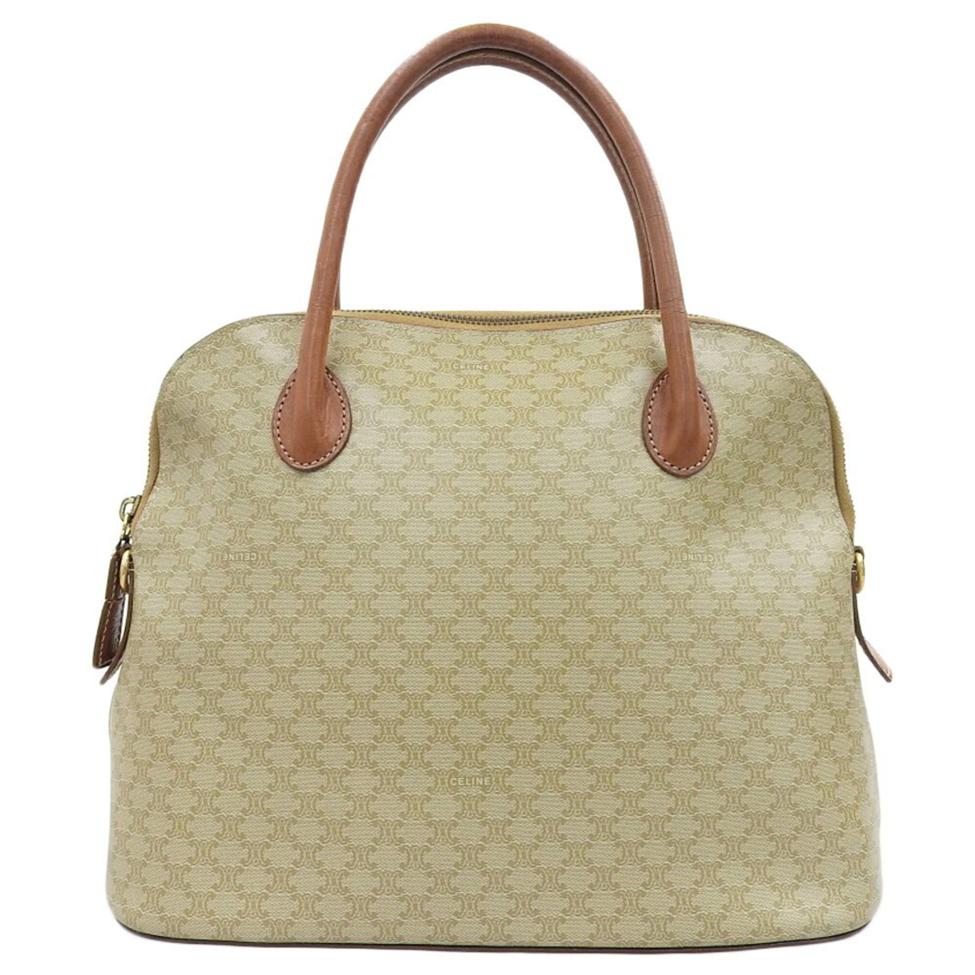 Celine Celine Macadam pattern Bolide-style handbag M95 Beige x Brown Size ONE SIZE - 1 Thumbnail