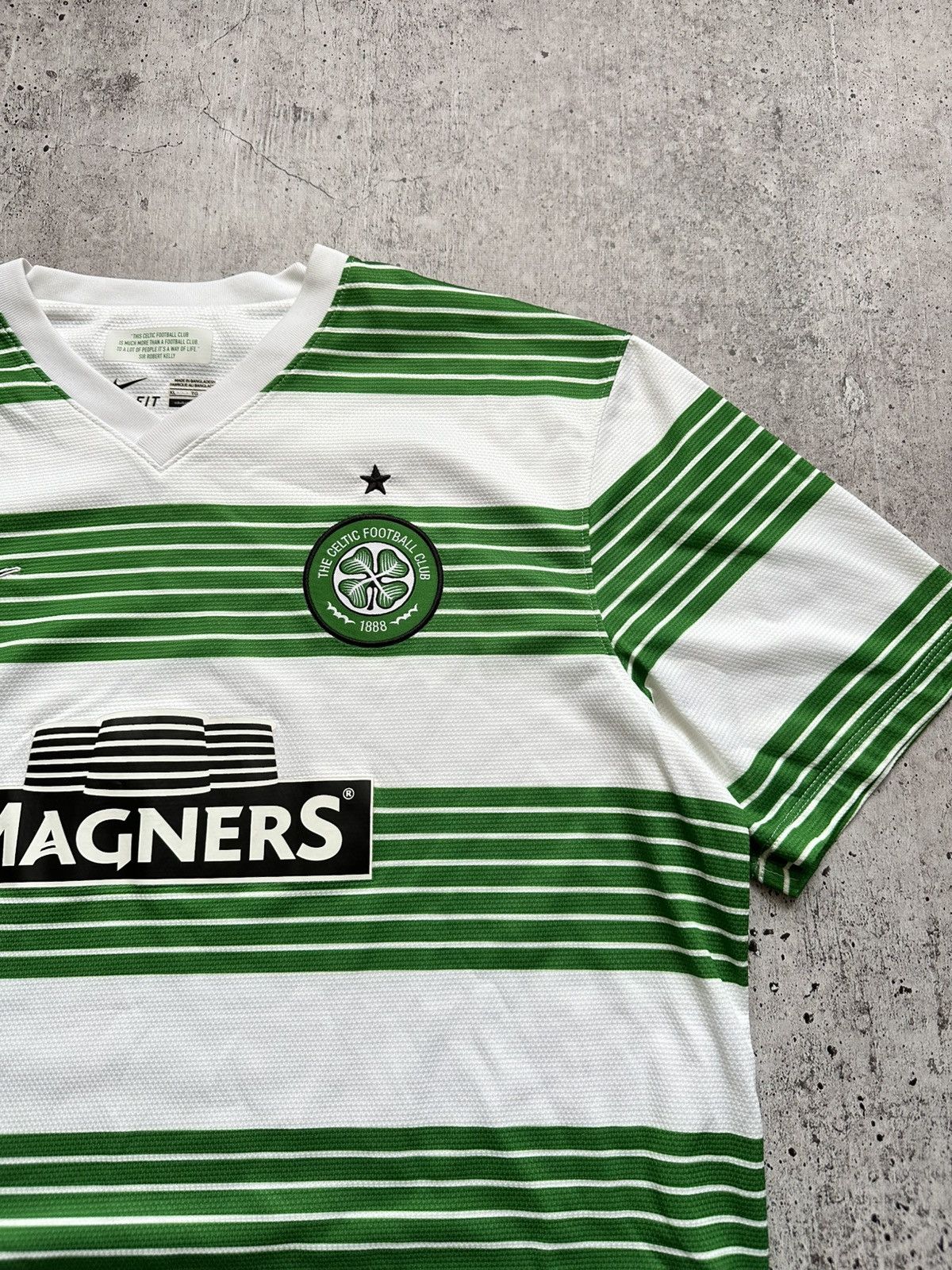 Nike 2013/15 Nike Celtic FC Home Soccer Jersey Size US XL / EU 56 / 4 - 4 Thumbnail