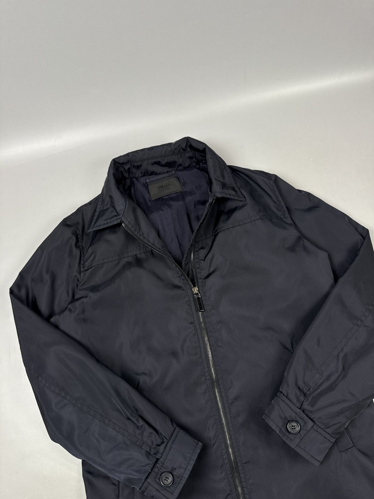 Prada Prada bomber Quilted Zip Jacket in Navy size M Size US M / EU 48-50 / 2 - 3 Thumbnail