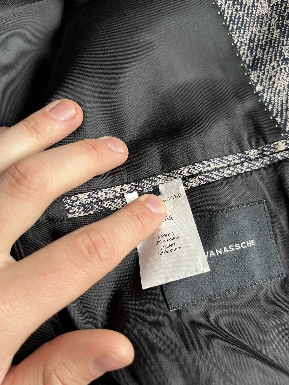 Kris Van Assche Kris van Assche SS15 runway "static noise" tailored blazer Size 48R - 12 Thumbnail