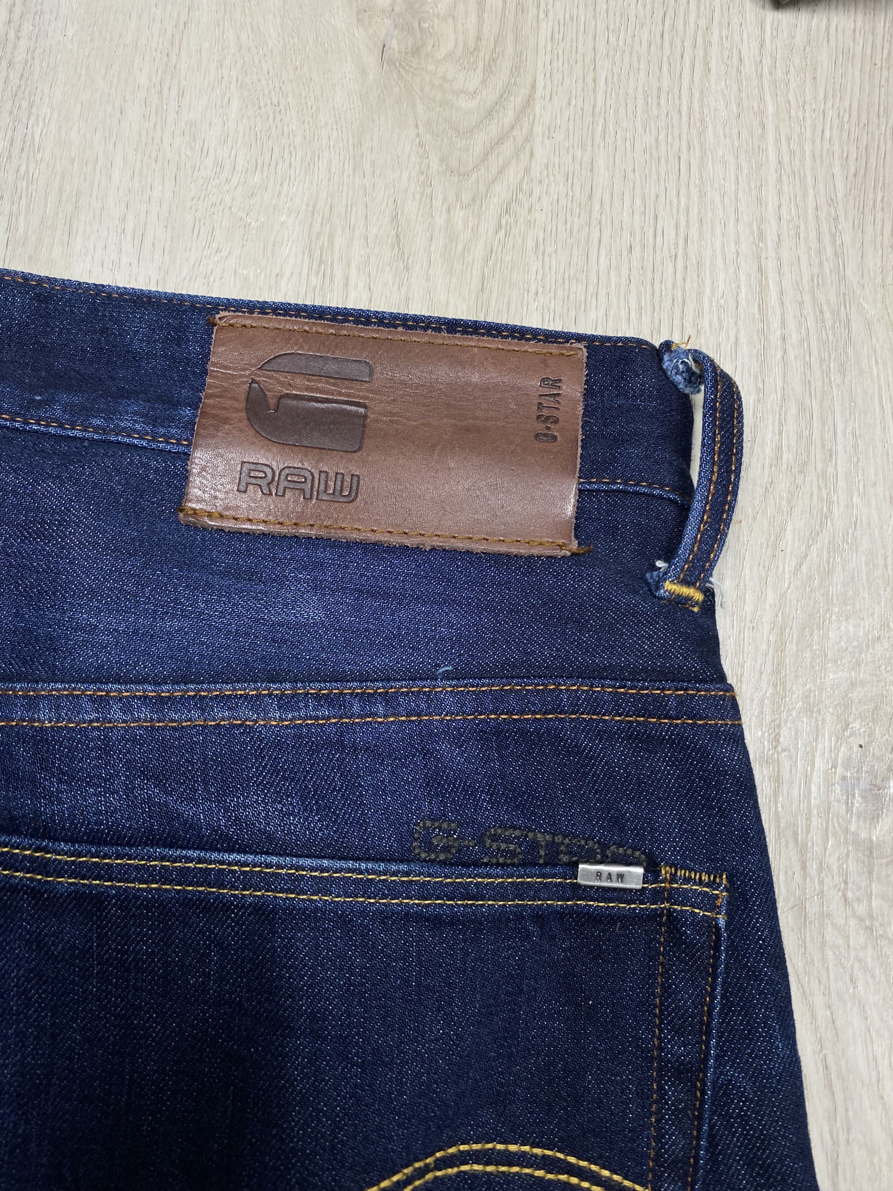 G-Star G Star Raw Mens 3301 Tapered Denim Pants Jeans Size US 33 - 3 Thumbnail
