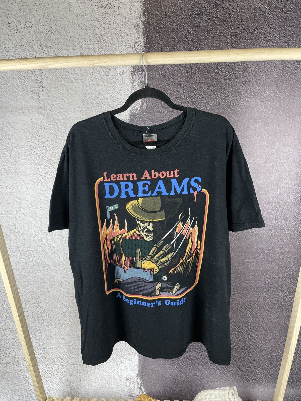 Gildan Freddy Krueger Learn about dreams Nightmare On Elm Street T Size US XL / EU 56 / 4 - 1 Thumbnail