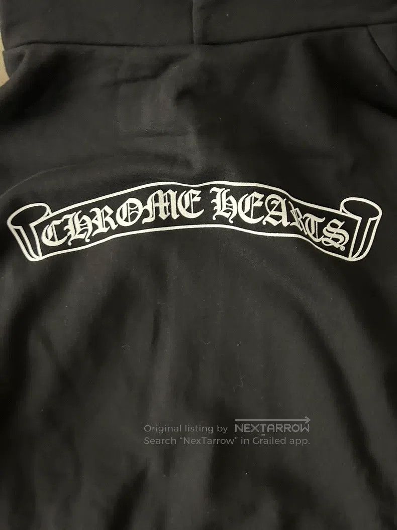 Chrome Hearts CHROME HEARTS Size XL Black scroll letter zipper coat Size US XL / EU 56 / 4 - 3 Thumbnail