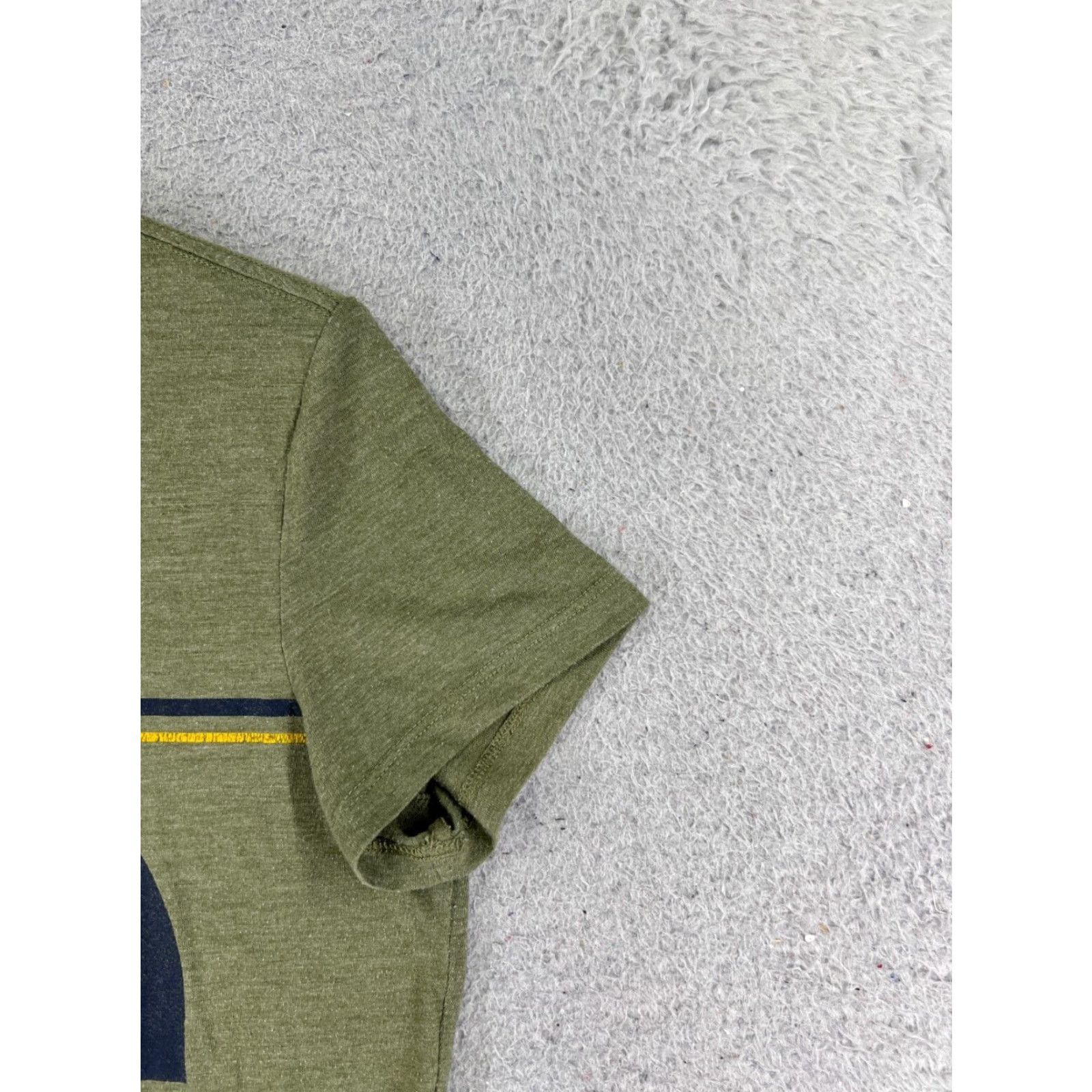 The North Face The North Face Shirt Women S Green Black Yellow Strip Short Sleeve Tri-Blend Crew Neck Pullover Casual Workwear T-Shirt Size S / US 4 / IT 40 - 2 Thumbnail