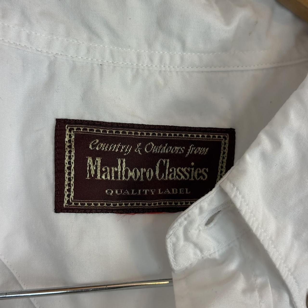 Marlboro Classics Marlboro Classic Button Up Short Sleeve Shirt White Size US XL / EU 56 / 4 - 5 Thumbnail